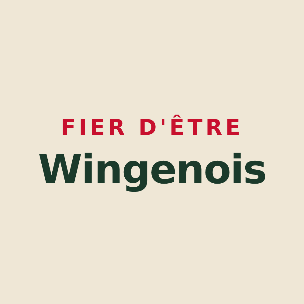 Tote bag « Fier d'être Wingenois » — design pour Wingen