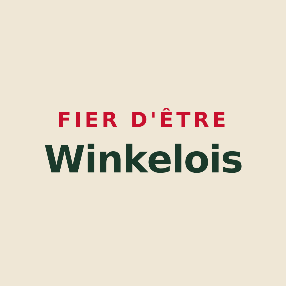 Tote bag « Fier d'être Winkelois » — design pour Winkel