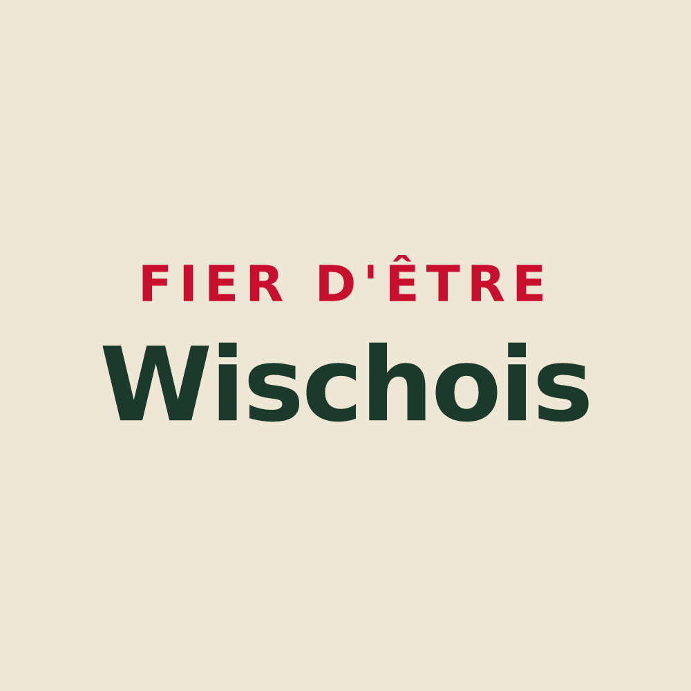 Tote bag « Fier d'être Wischois » — design pour Wisches