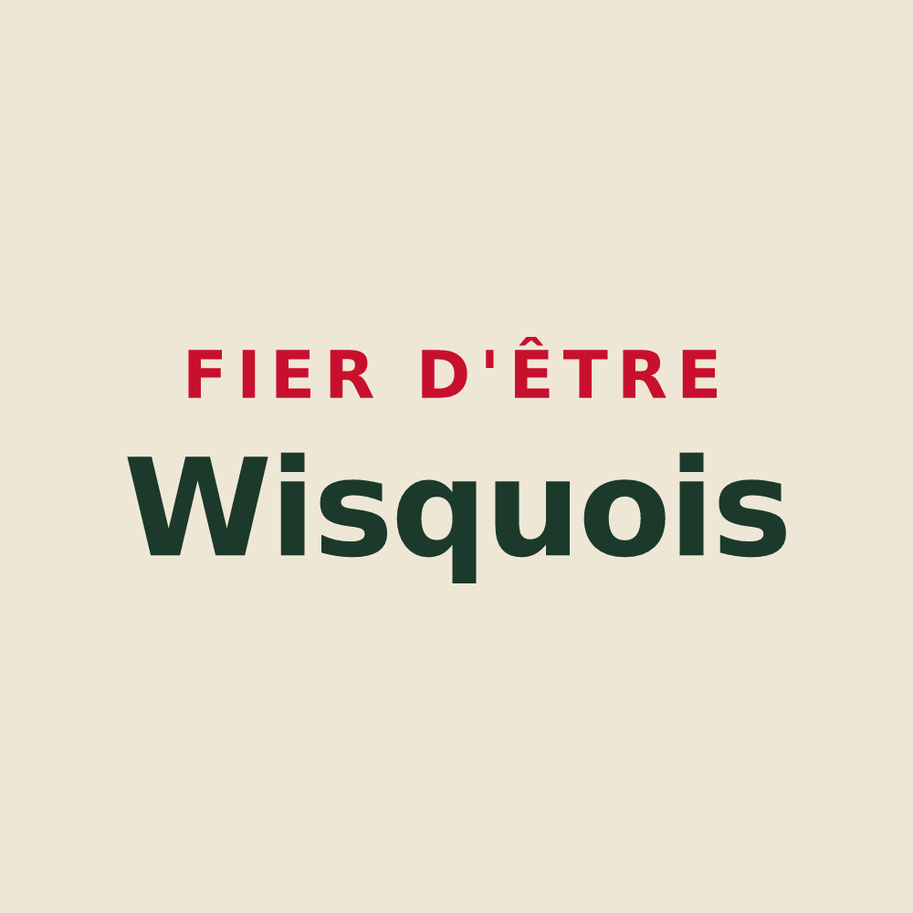 Tote bag « Fier d'être Wisquois » — design pour Wisques