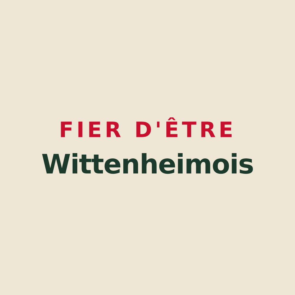 Tote bag « Fier d'être Wittenheimois » — design pour Wittenheim