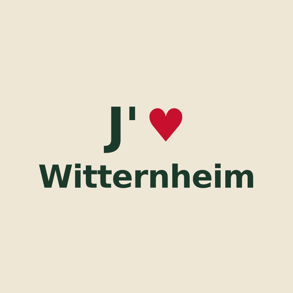 Tote bag personnalisé Witternheim — design J'aime Witternheim