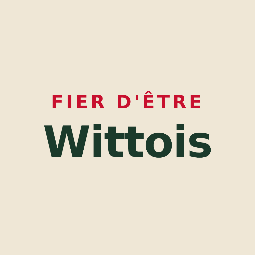 Tote bag « Fier d'être Wittois » — design pour Wittes
