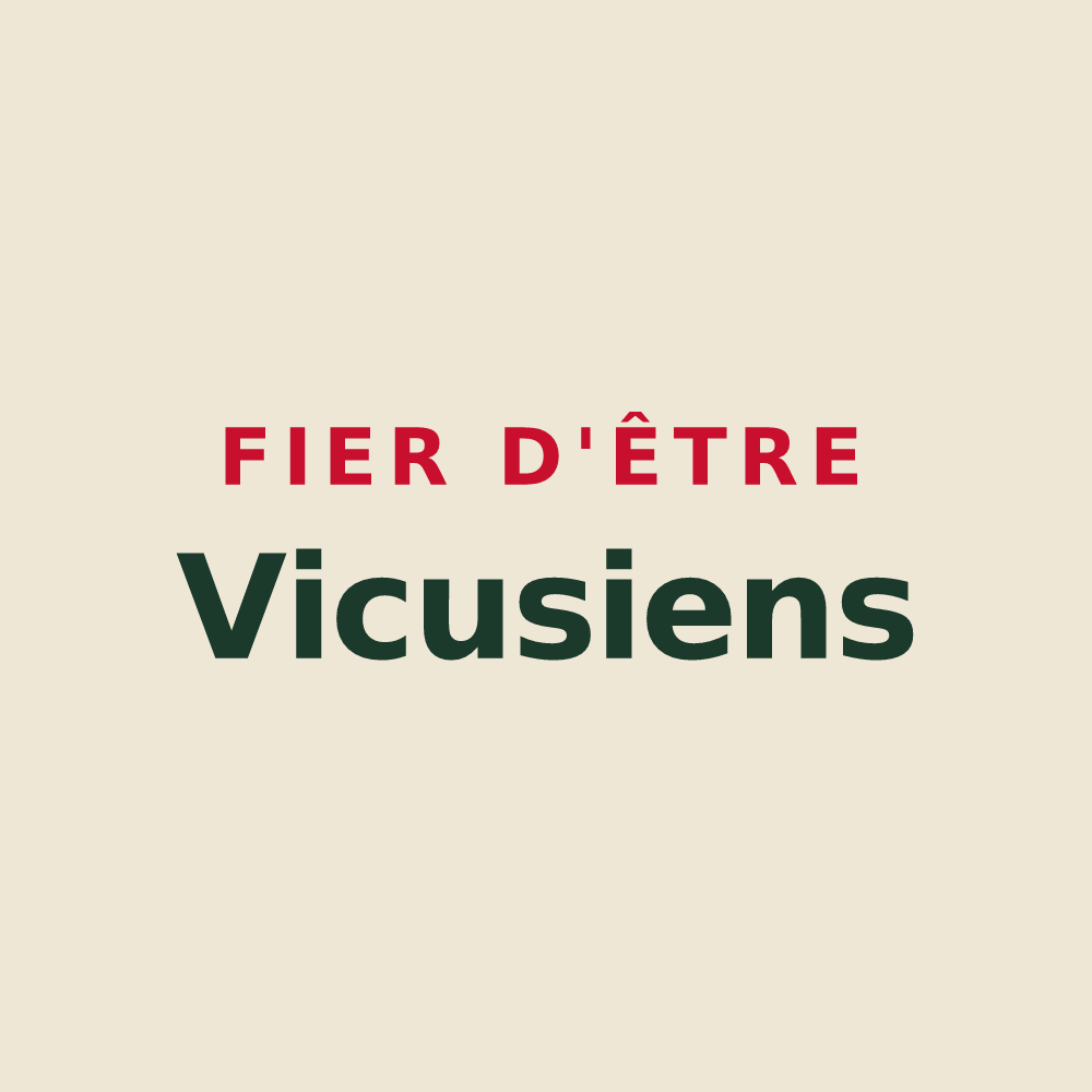 Tote bag « Fier d'être Vicusiens » — design pour Wy-dit-Joli-Village