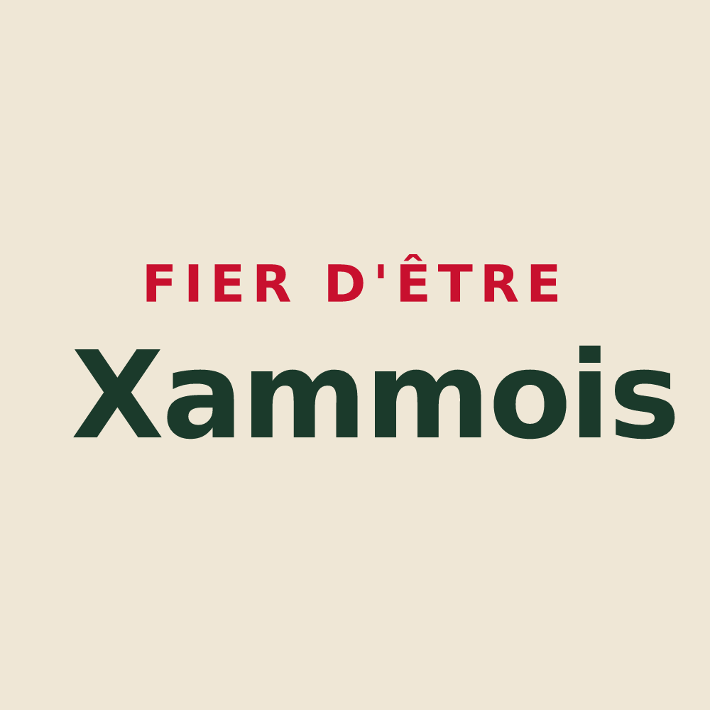Tote bag « Fier d'être Xammois » — design pour Xammes