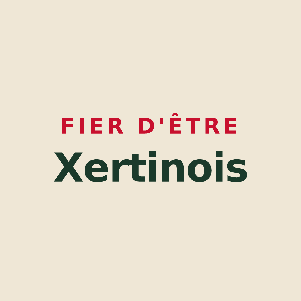 Tote bag « Fier d'être Xertinois » — design pour Xertigny