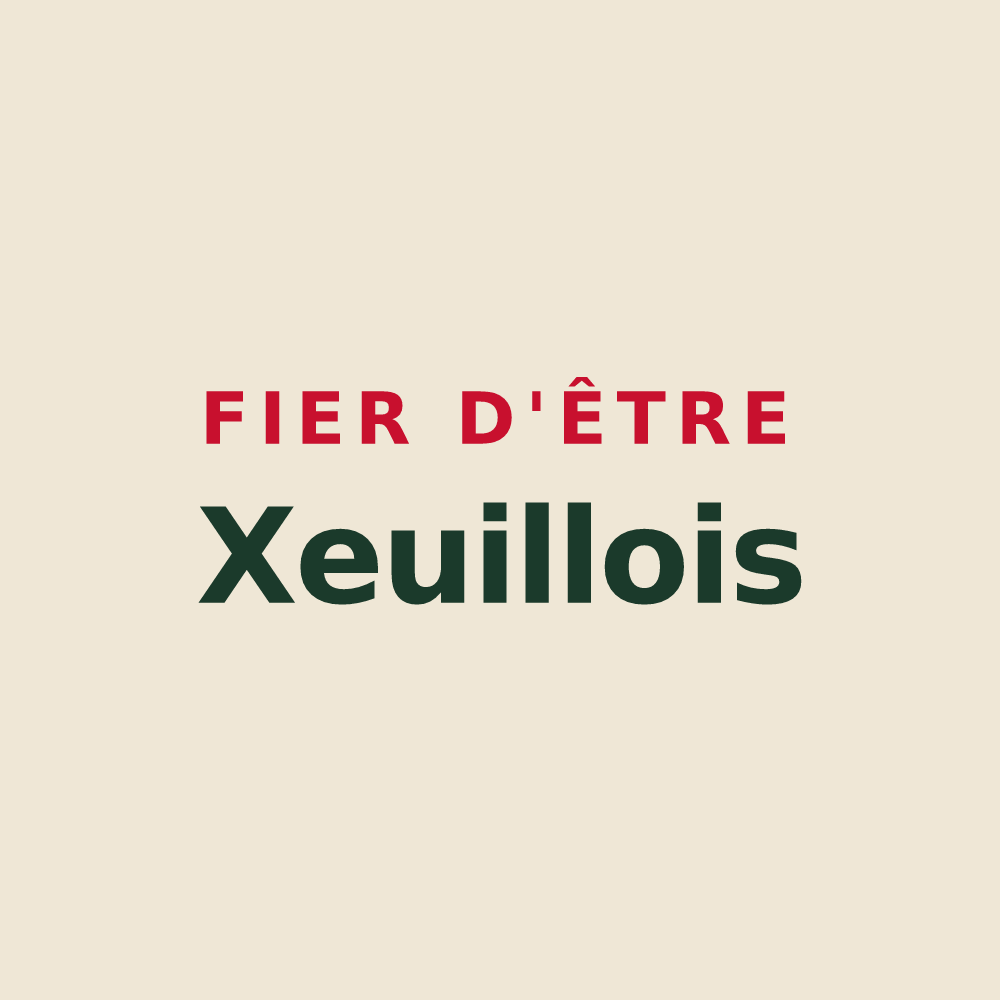 Tote bag « Fier d'être Xeuillois » — design pour Xeuilley