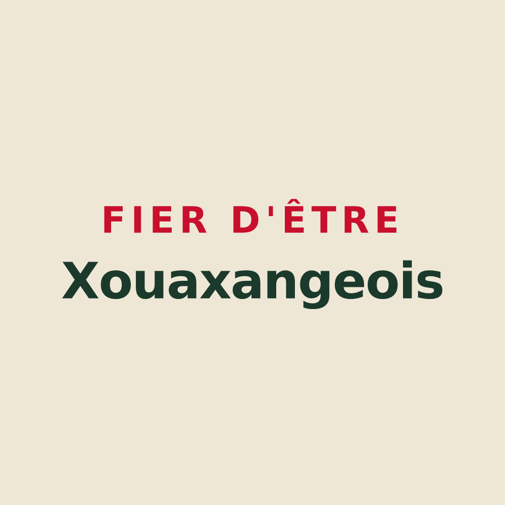Tote bag « Fier d'être Xouaxangeois » — design pour Xouaxange