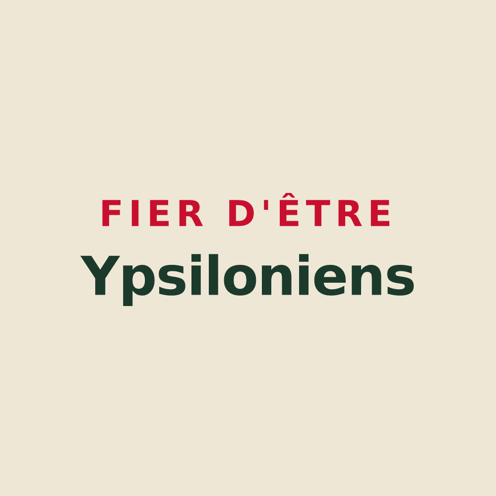 Tote bag « Fier d'être Ypsiloniens » — design pour Y