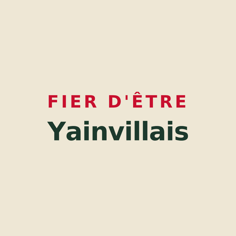 Tote bag « Fier d'être Yainvillais » — design pour Yainville