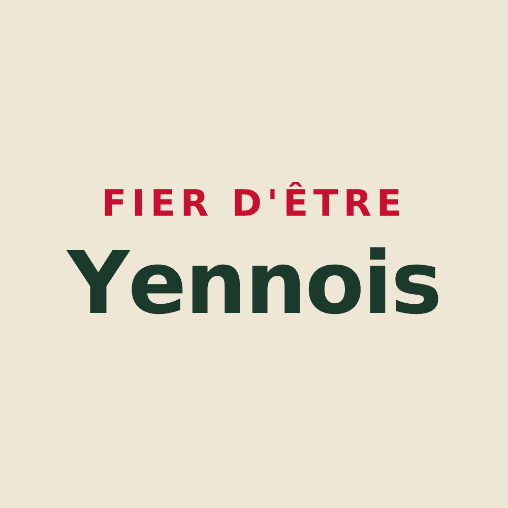 Tote bag « Fier d'être Yennois » — design pour Yenne