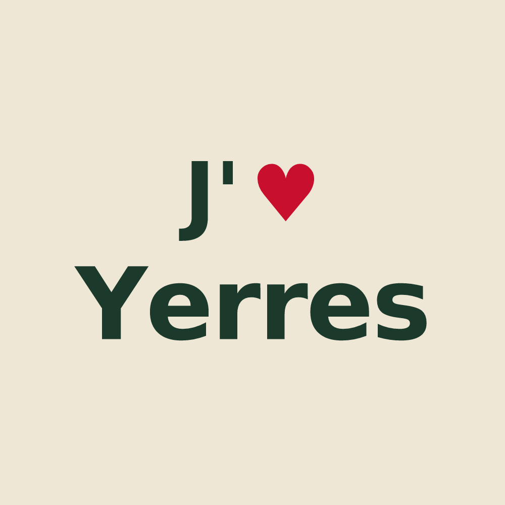 Tote bag personnalisé Yerres — design J'aime Yerres