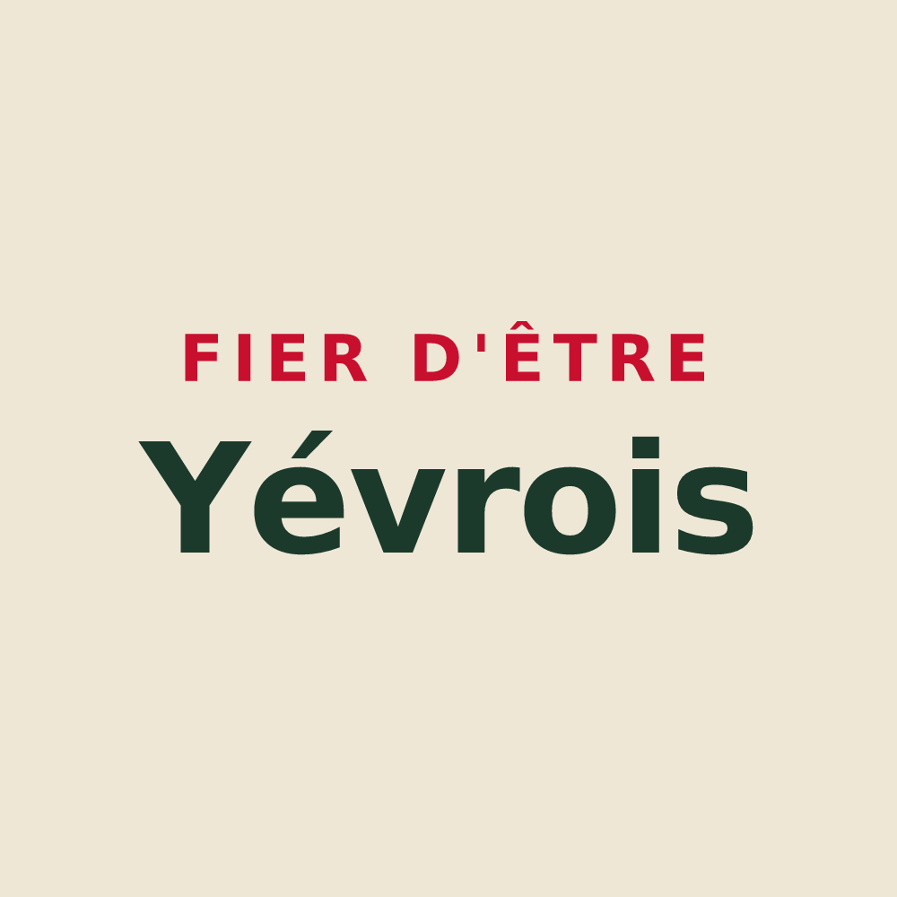 Tote bag « Fier d'être Yévrois » — design pour Yèvres-le-Petit