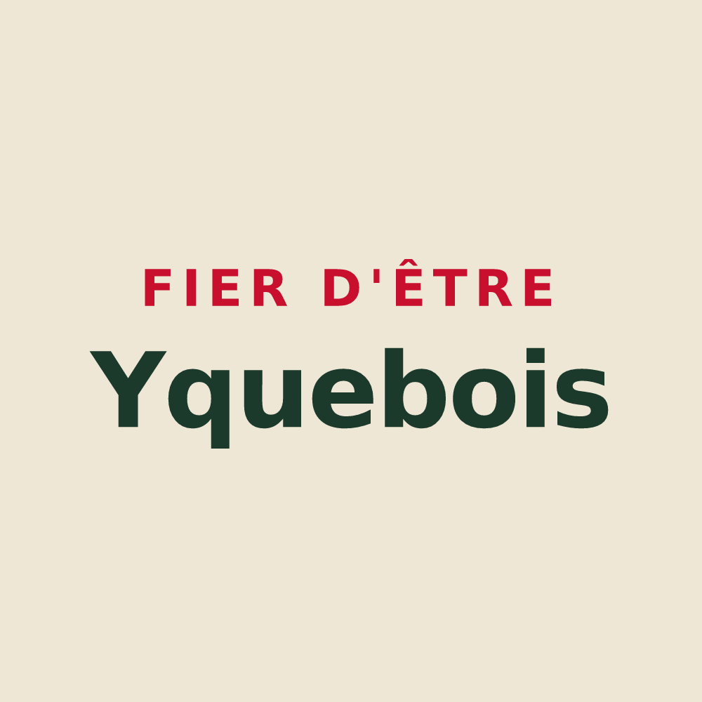 Tote bag « Fier d'être Yquebois » — design pour Yquebeuf