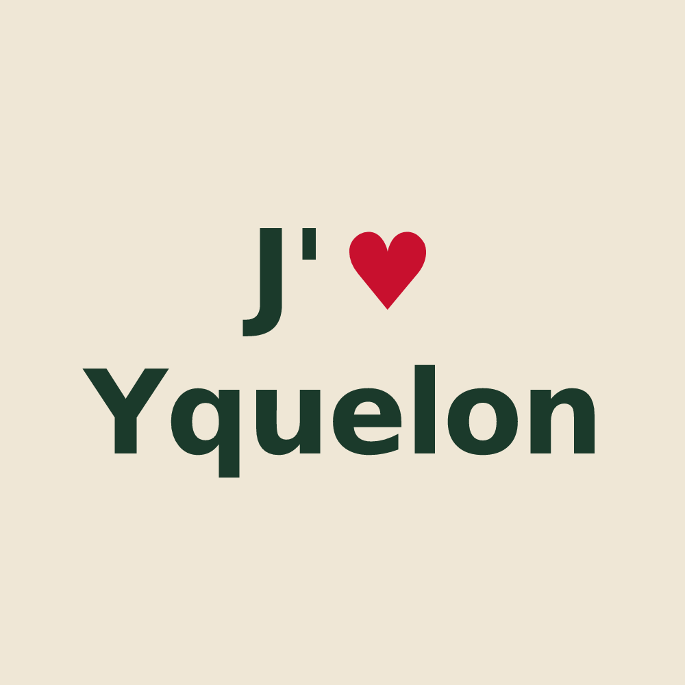 Tote bag personnalisé Yquelon — design J'aime Yquelon