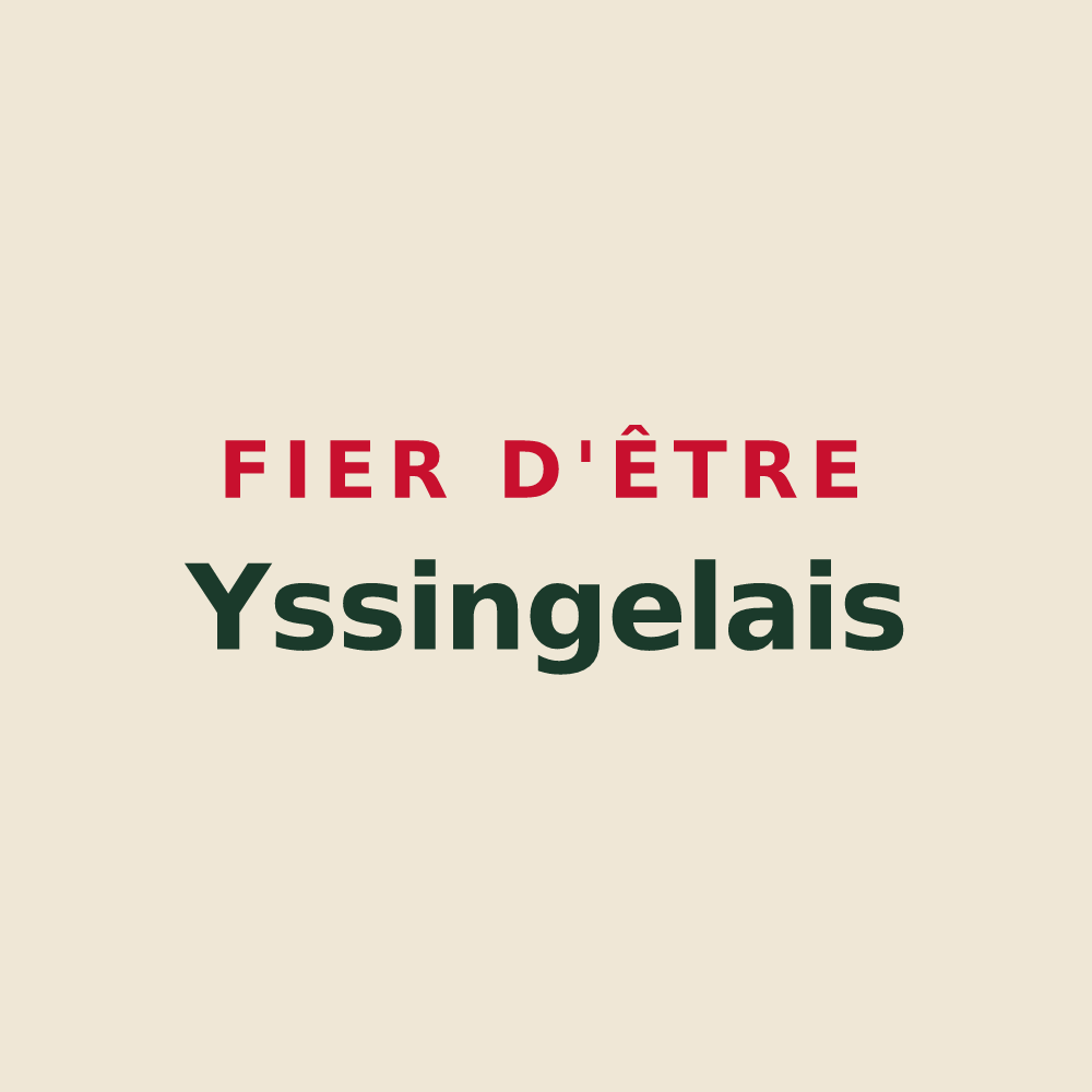 Tote bag « Fier d'être Yssingelais » — design pour Yssingeaux