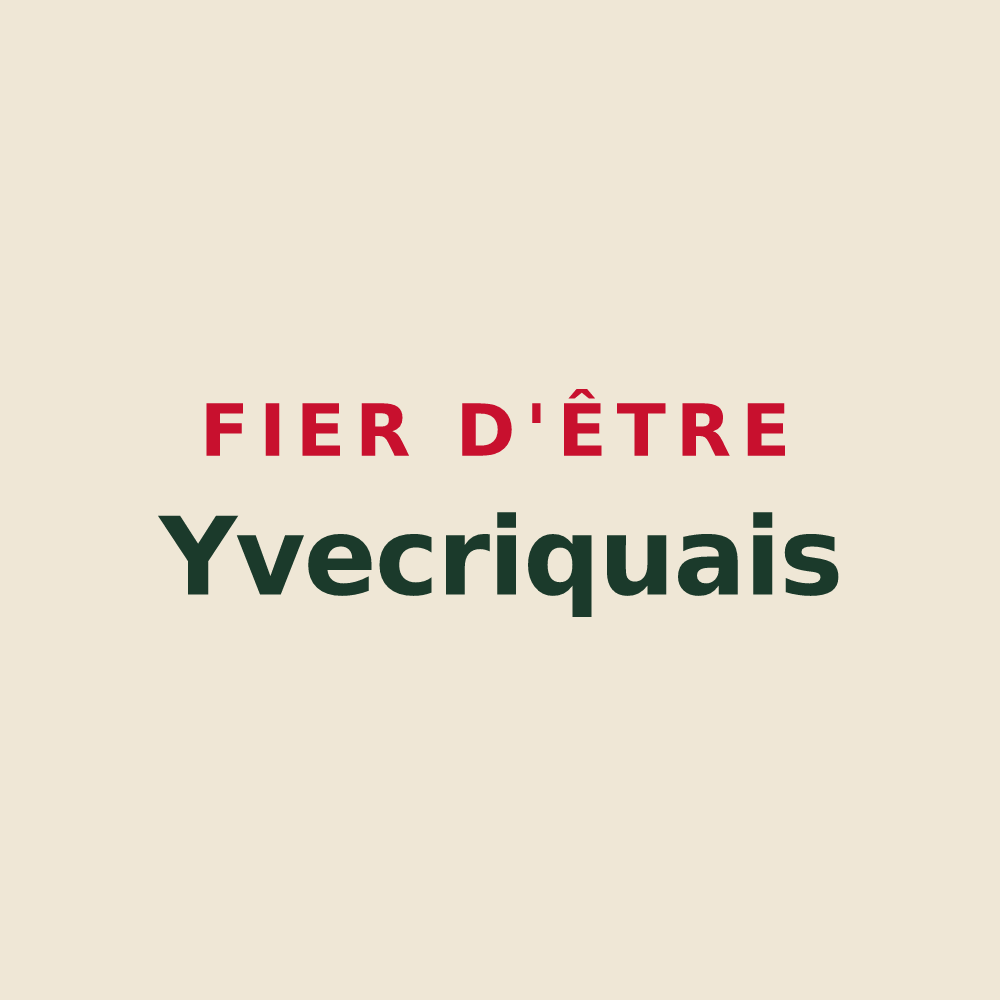 Tote bag « Fier d'être Yvecriquais » — design pour Yvecrique