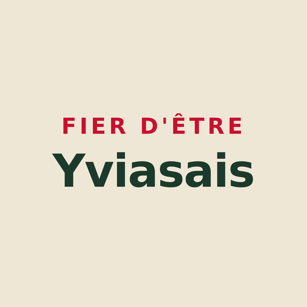 Tote bag « Fier d'être Yviasais » — design pour Yvias