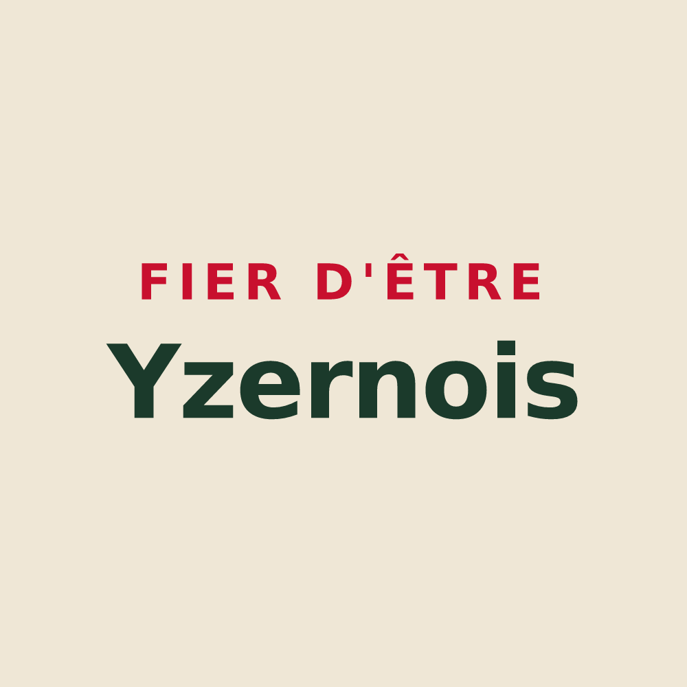 Tote bag « Fier d'être Yzernois » — design pour Yzernay