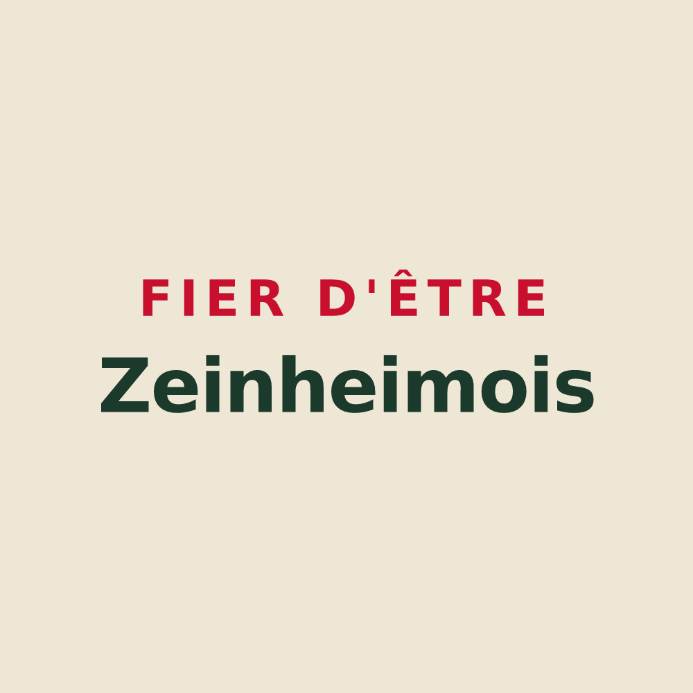 Tote bag « Fier d'être Zeinheimois » — design pour Zeinheim