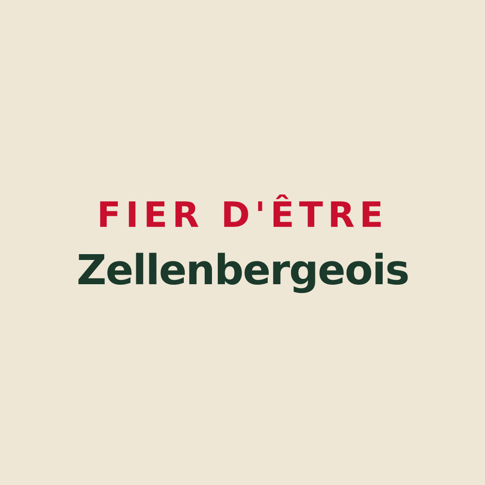 Tote bag « Fier d'être Zellenbergeois » — design pour Zellenberg
