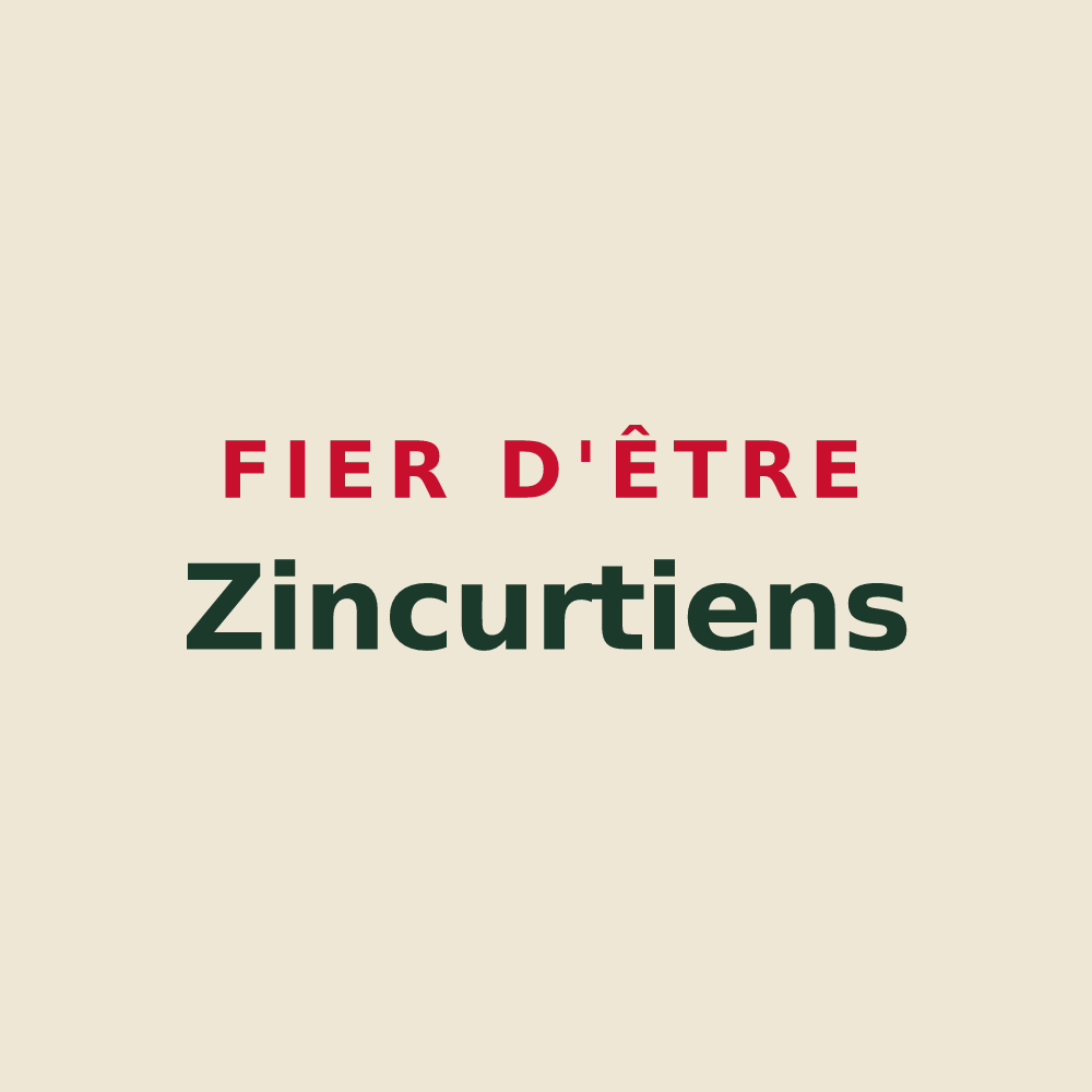 Tote bag « Fier d'être Zincurtiens » — design pour Zincourt