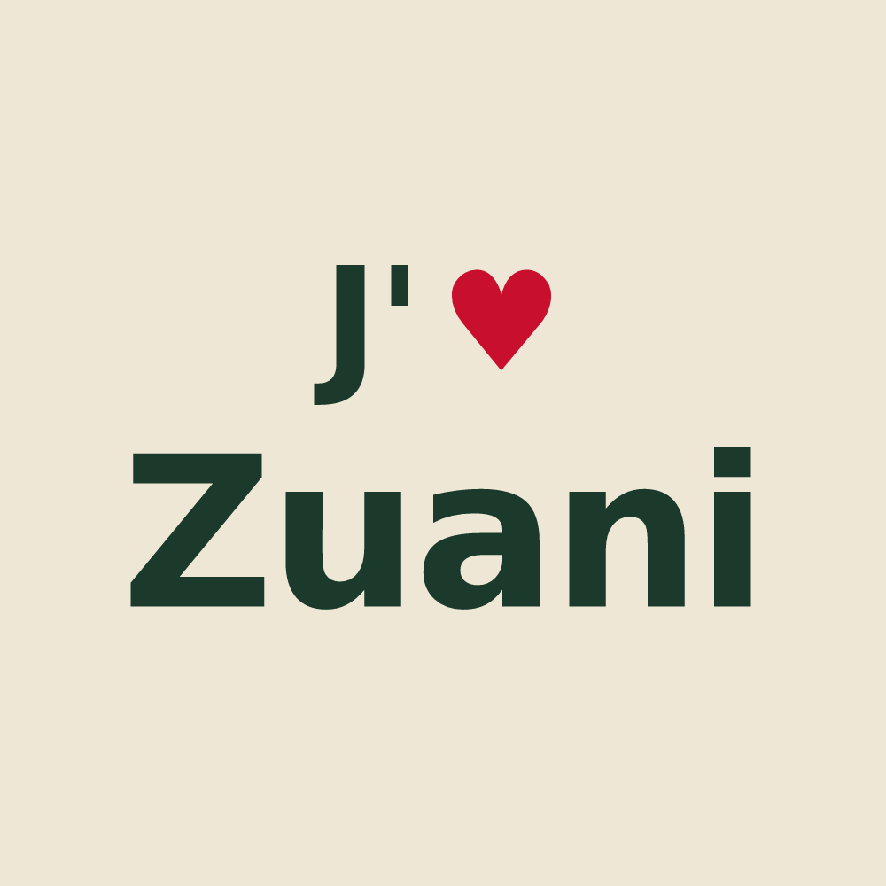 Tote bag personnalisé Zuani — design J'aime Zuani