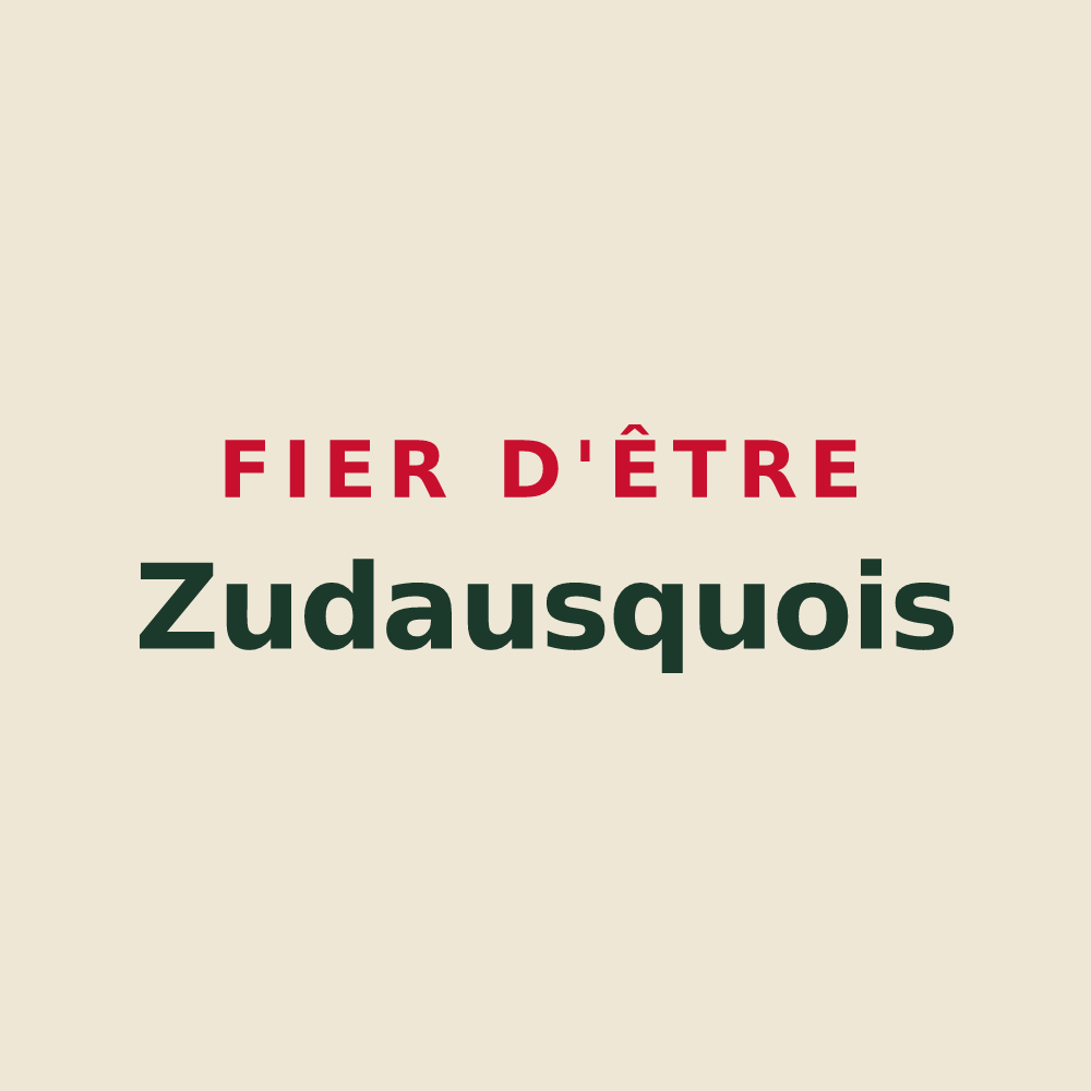 Tote bag « Fier d'être Zudausquois » — design pour Zudausques