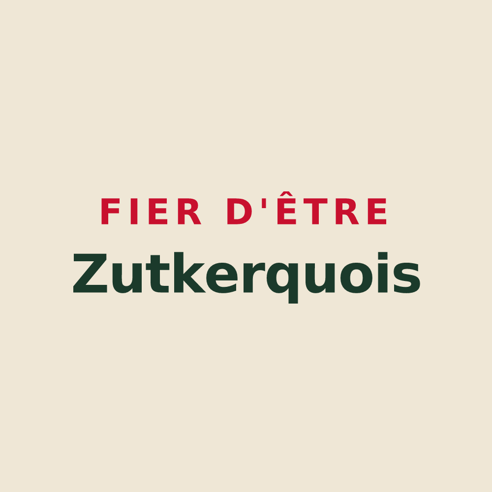 Tote bag « Fier d'être Zutkerquois » — design pour Zutkerque